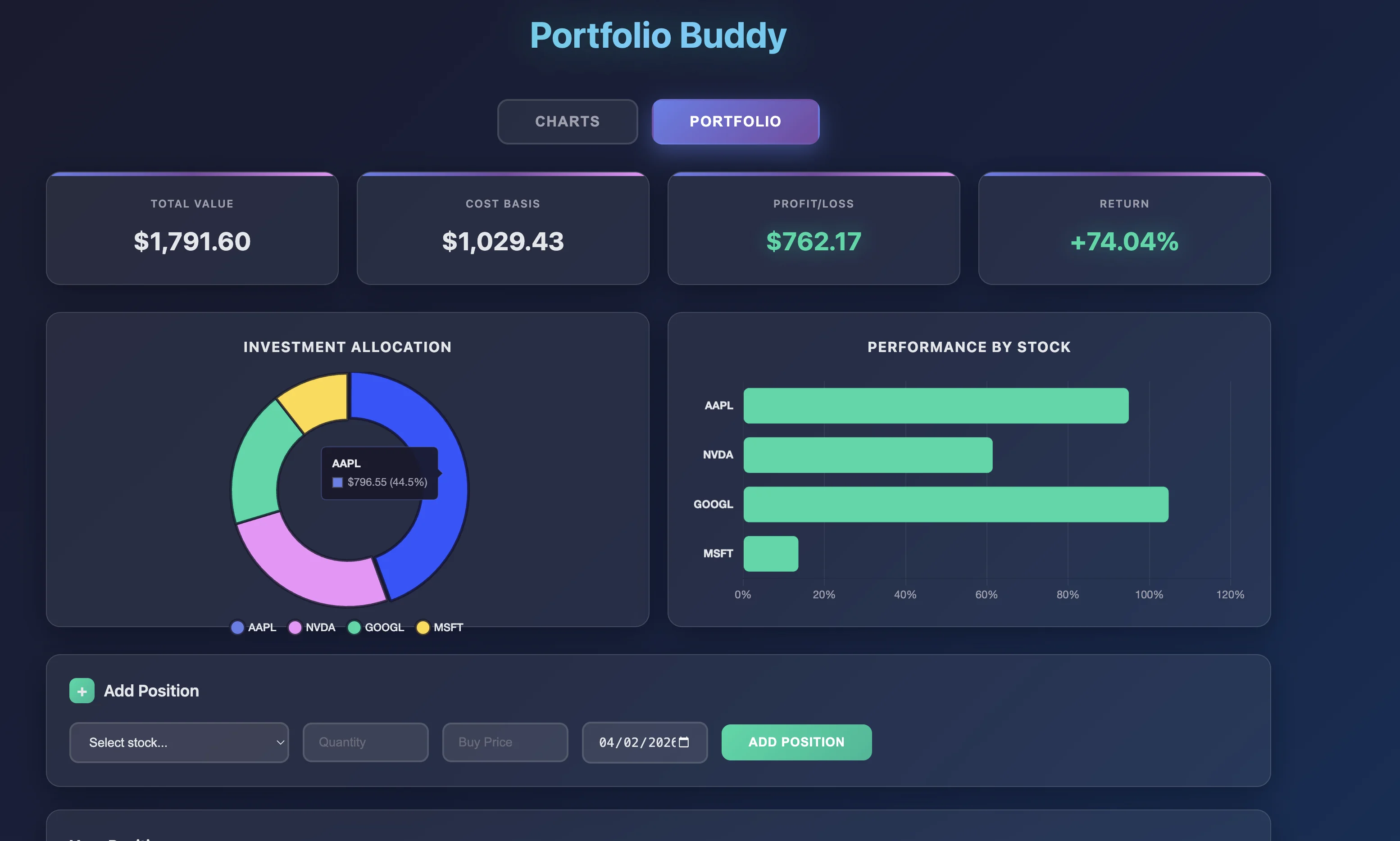 Portfolio Buddy